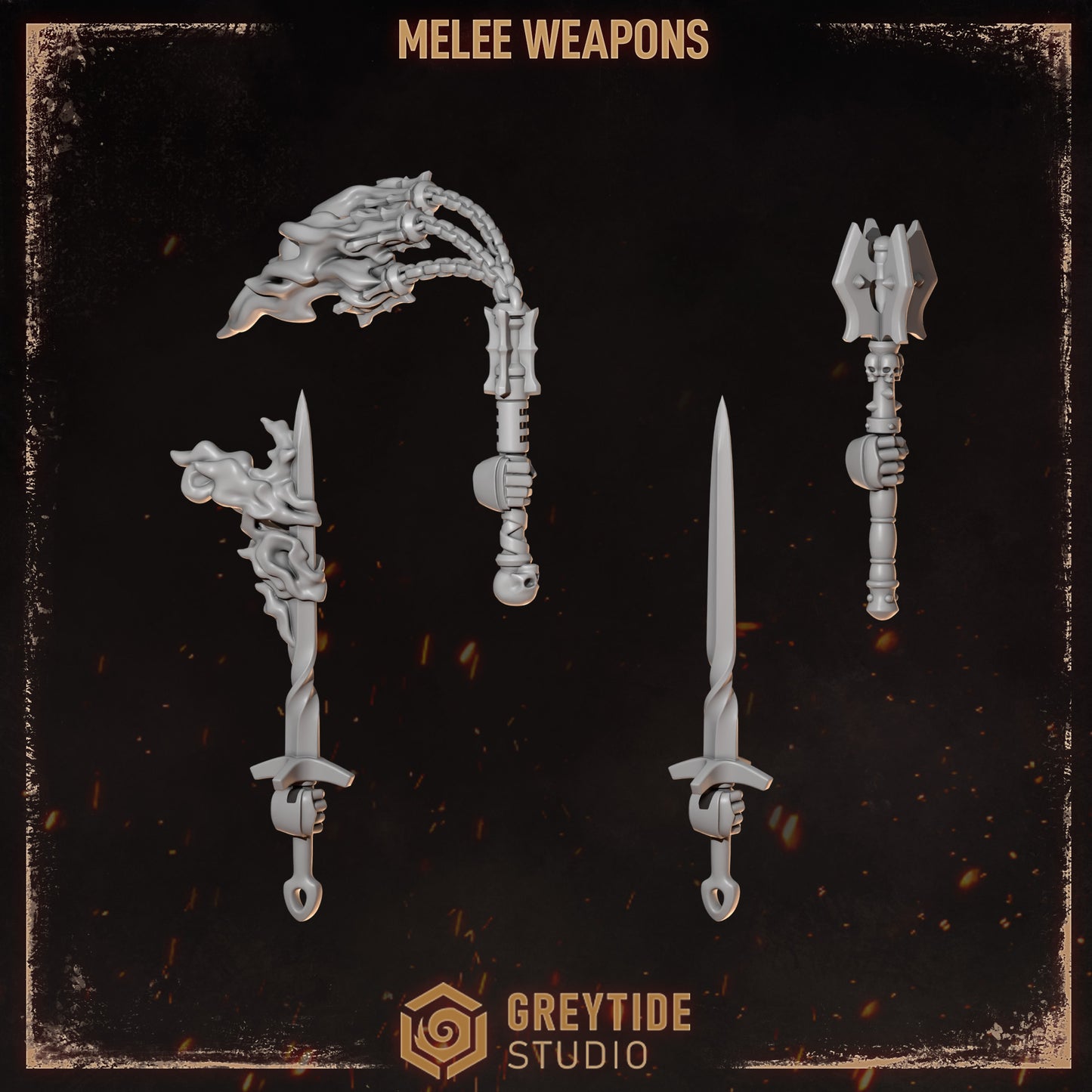 Greytide Studios - Cursed Company - Melee Weapons