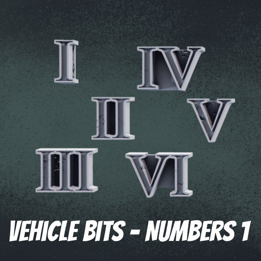 Vehicle Bits - Numbers 1
