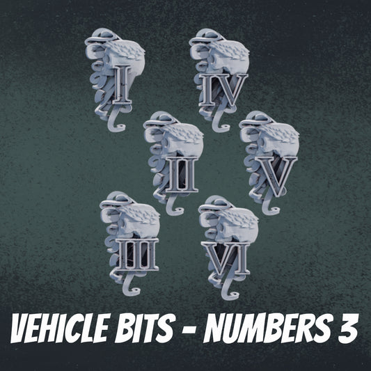 Vehicle Bits - Numbers 3