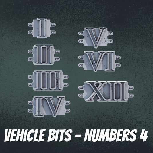 Vehicle Bits - Numbers 4