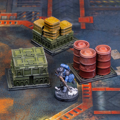 Crates and Barrels - Battlefield Supports Pack