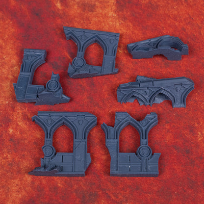 Invaded City Basing Bits - Large Ruins