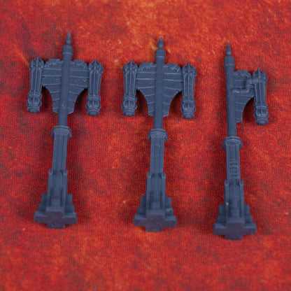 Invaded City Basing Bits - Lamp Posts (Various Types)
