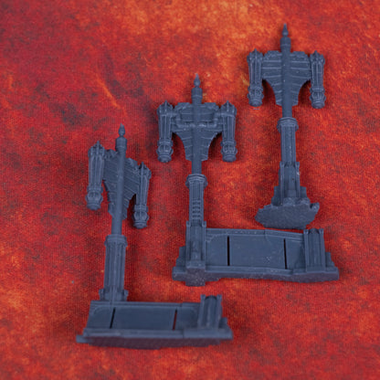 Invaded City Basing Bits - Lamp Posts (Various Types)
