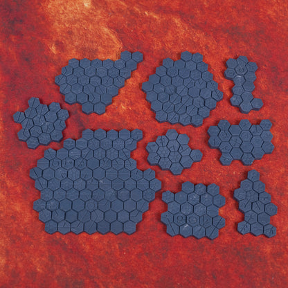 Invaded City Basing Bits - Hex Ground Large