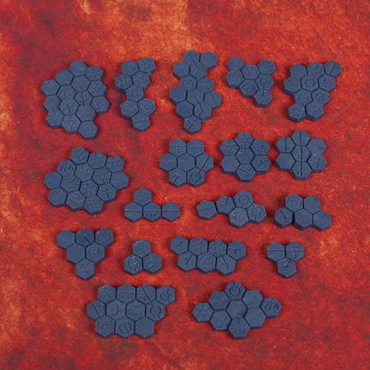 Invaded City Basing Bits - Hex Ground Small