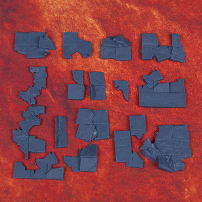 Invaded City Basing Bits - Gothic Ground Small