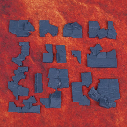 Invaded City Basing Bits - Gothic Ground Small