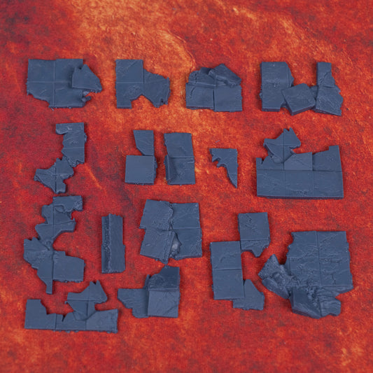 Invaded City Basing Bits - Gothic Ground Small