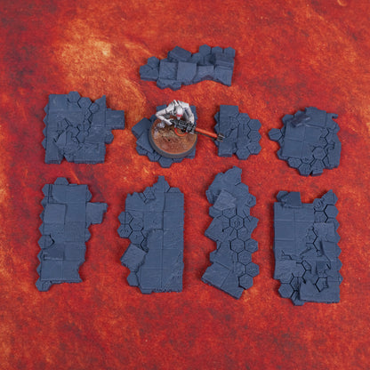 Invaded City Basing Bits - Mixed Ground Large