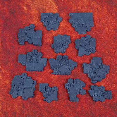 Invaded City Basing Bits - Mixed Ground Small