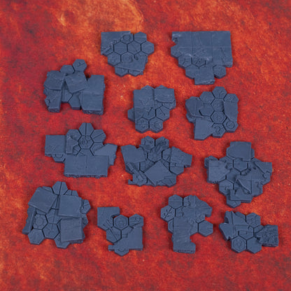 Invaded City Basing Bits - Mixed Ground Small