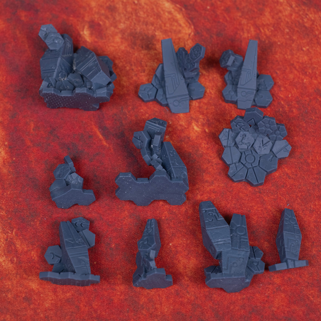 Invaded City Basing Bits - Monolith Ground Small