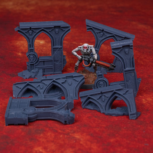 Invaded City Basing Bits - Large Ruins