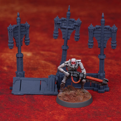 Invaded City Basing Bits - Lamp Posts (Various Types)