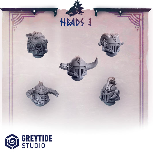 Greytide Studios -  Primal Hounds - Heads 3
