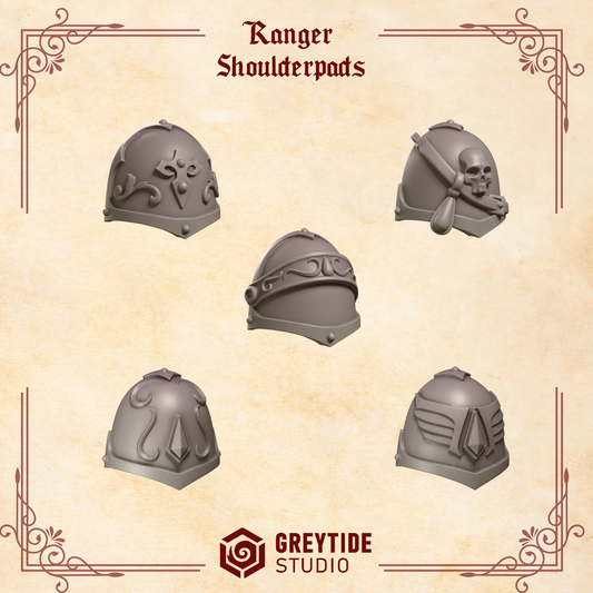 Greytide Studios -  Crimson Lords - Ranger Shoulderpads