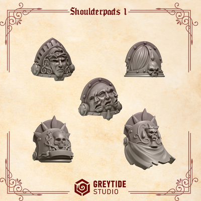 Greytide Studios -  Crimson Lords - Shoulderpads 1