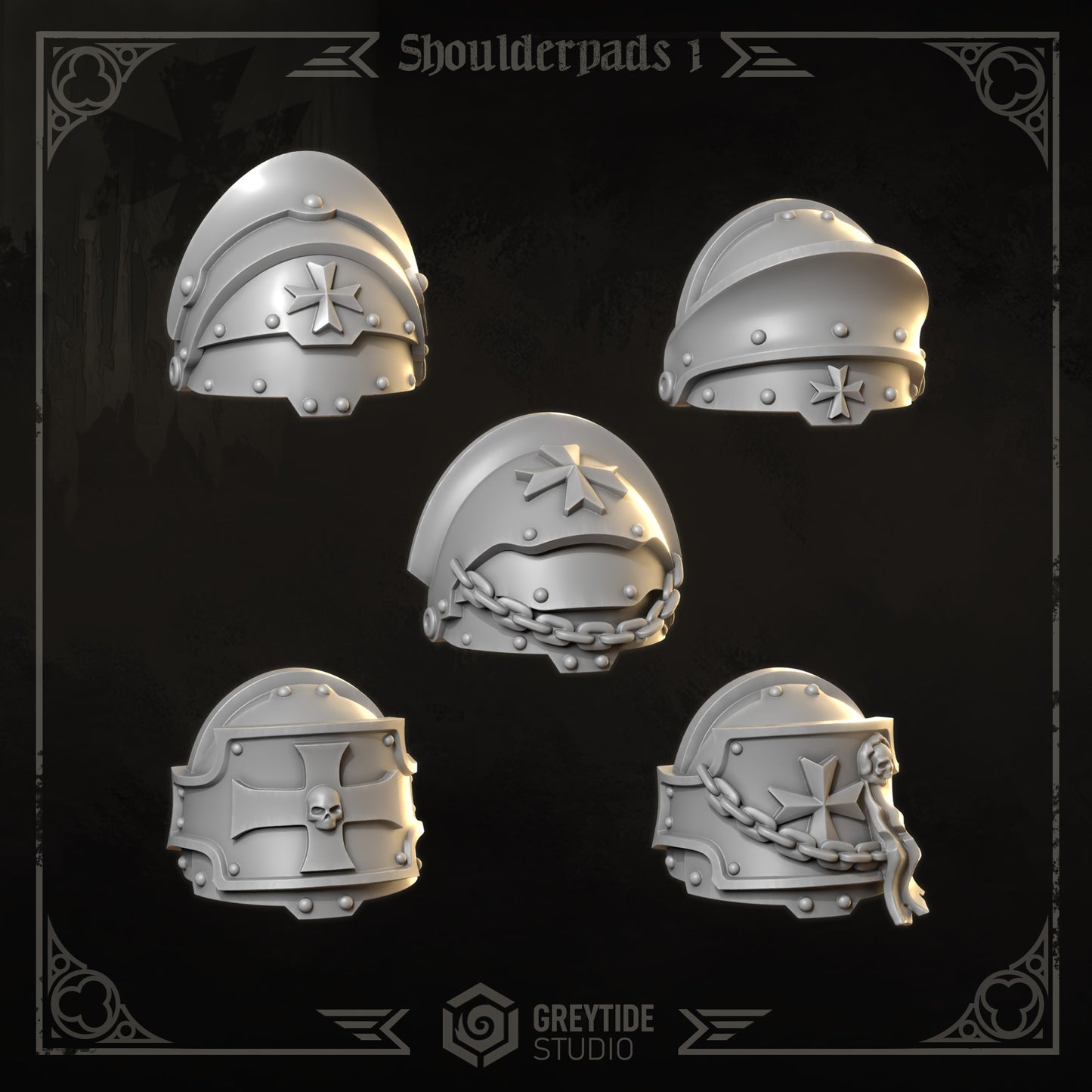 Greytide Studios - Eternal Crusaders - Big Shoulderpads 1