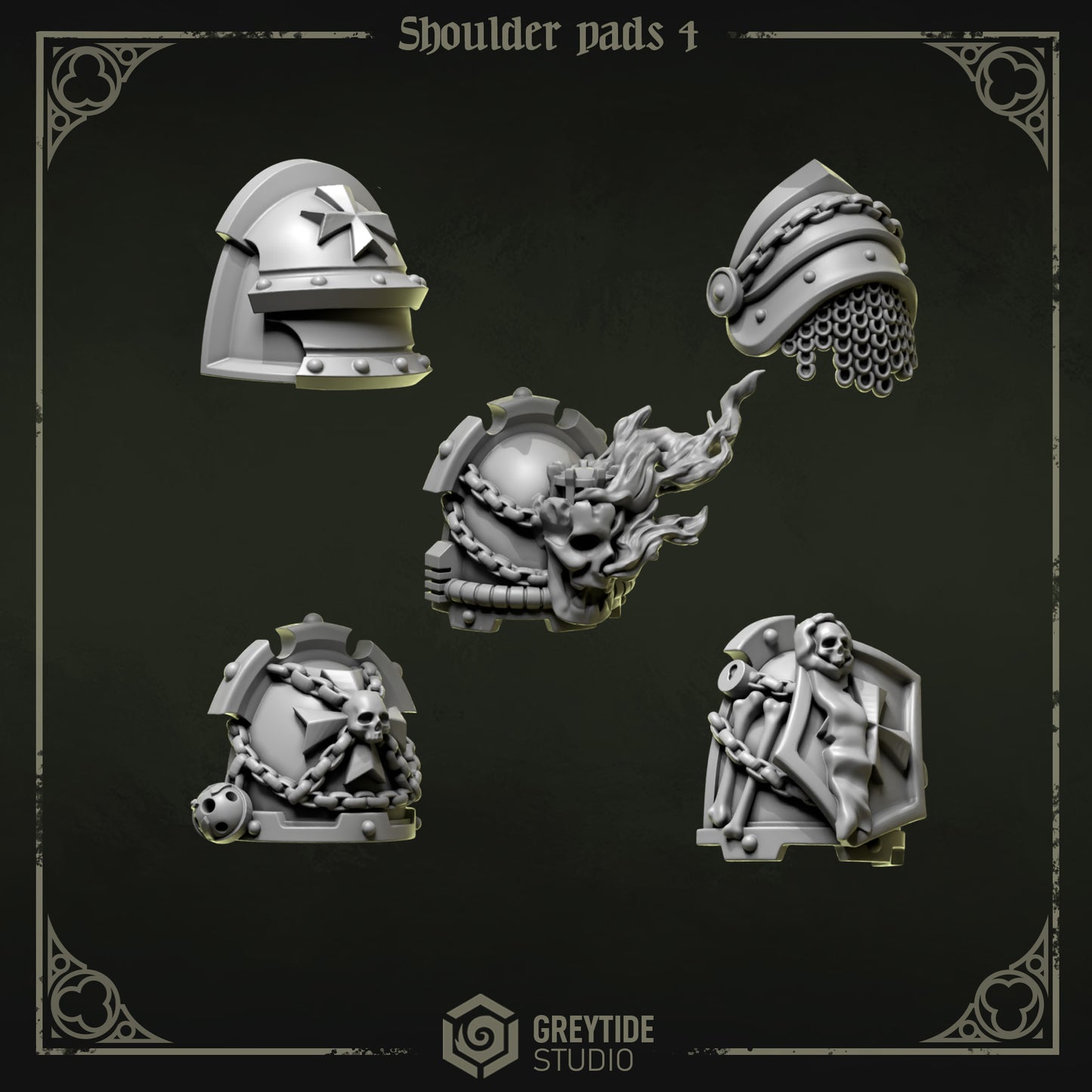Greytide Studios -  Eternal Pilgrims - Shoulder Pads 4
