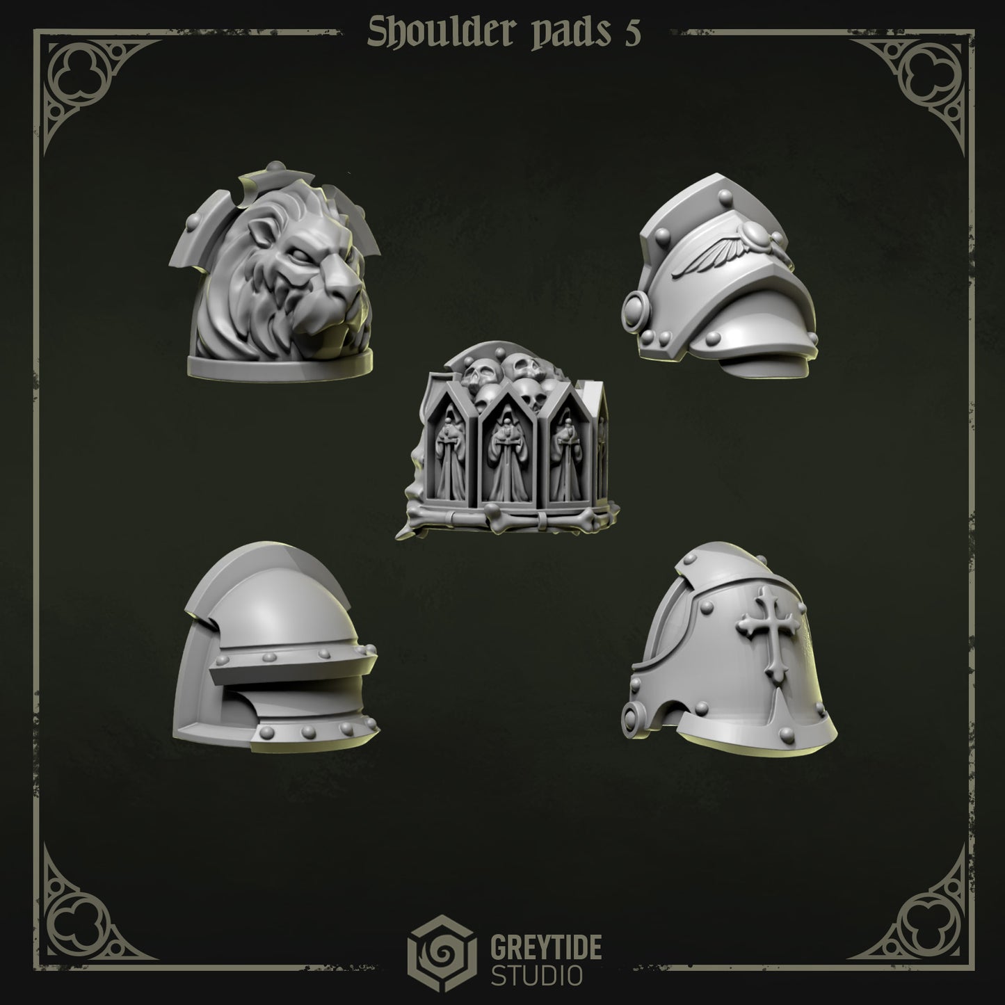 Greytide Studios -  Eternal Pilgrims - Shoulder Pads 5