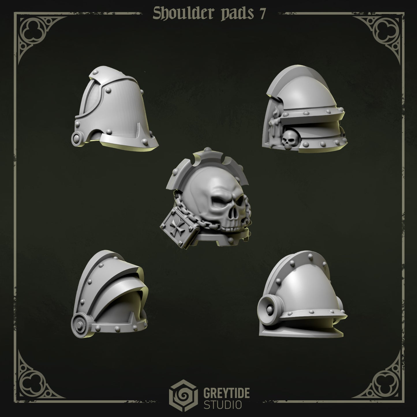 Greytide Studios -  Eternal Pilgrims - Shoulder Pads 7
