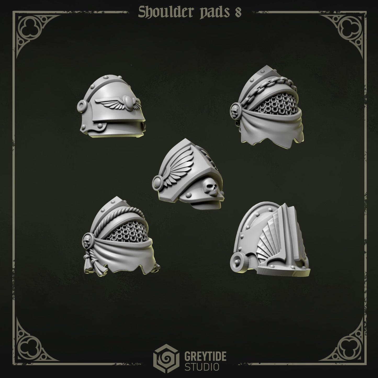 Greytide Studios -  Eternal Pilgrims - Shoulder Pads 8