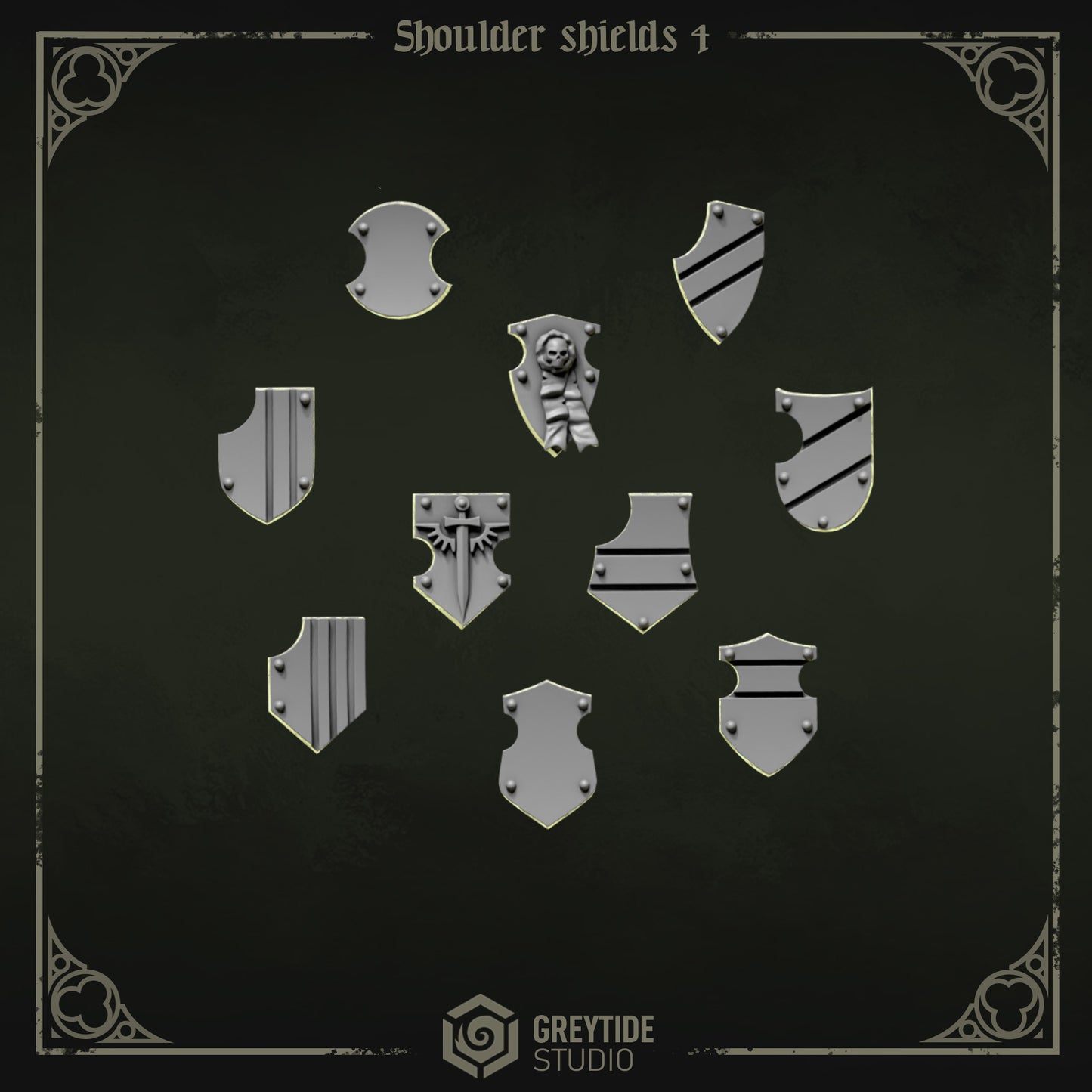 Greytide Studios -  Eternal Pilgrims - Shoulder Shields 4