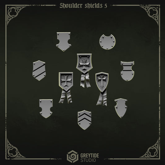 Greytide Studios -  Eternal Pilgrims - Shoulder Shields 5