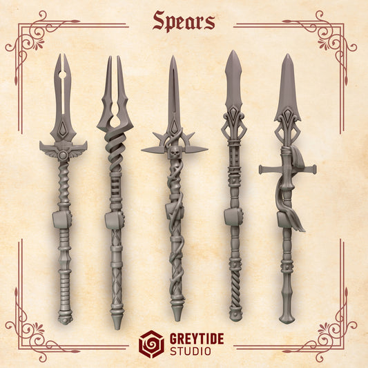 Greytide Studios -  Crimson Lords - Spears