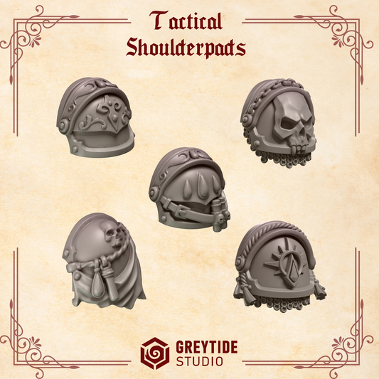 Greytide Studios -  Crimson Lords - Tactical Shoulderpads