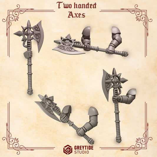 Greytide Studios -  Crimson Lords - Two-handed Axes