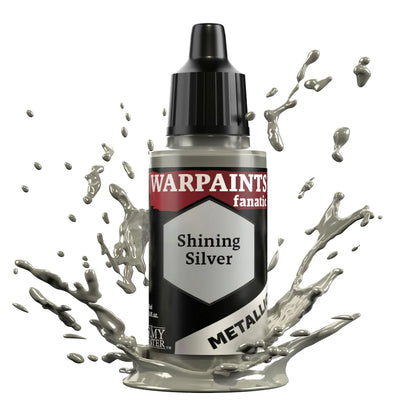 Army Painter Fanatic Warpaints Metallics - Shining Silver