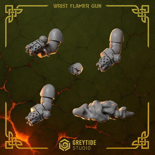Greytide Studios - Anvil Wardens - Wrist Flamer Gun