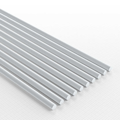 ABS Plasticard - Profile ROD (Various Sizes)