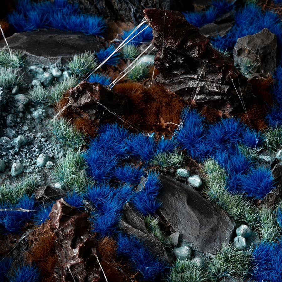 Gamer's Grass - Alien Blue 6mm Tufts Wild