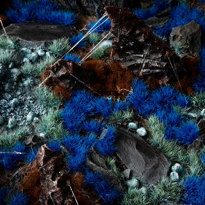 Gamer's Grass - Alien Blue 6mm Tufts Wild