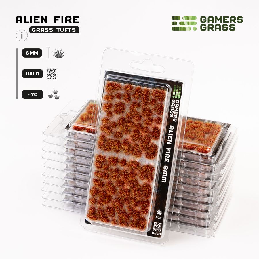 Gamer's Grass - Alien Fire 6mm Tufts Wild