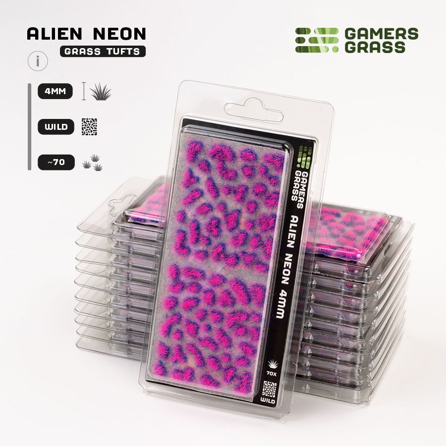 Gamer's Grass - Alien Neon 4mm Tufts Wild
