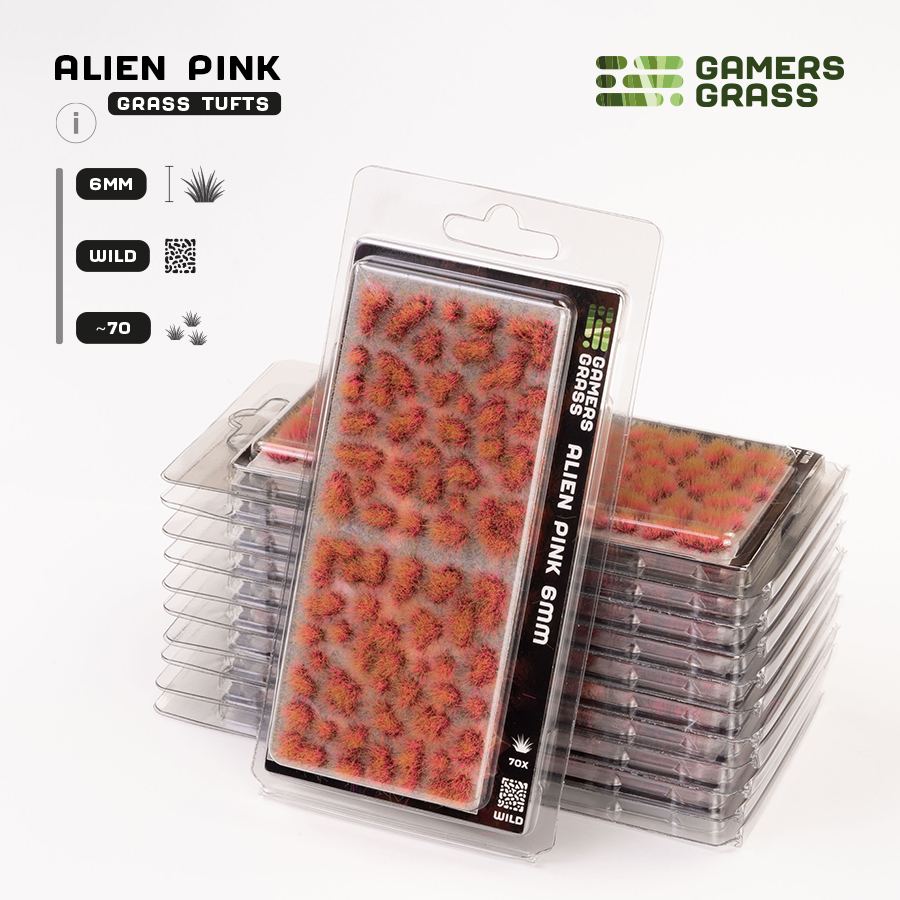Gamer's Grass - Alien Pink 6mm Tufts Wild