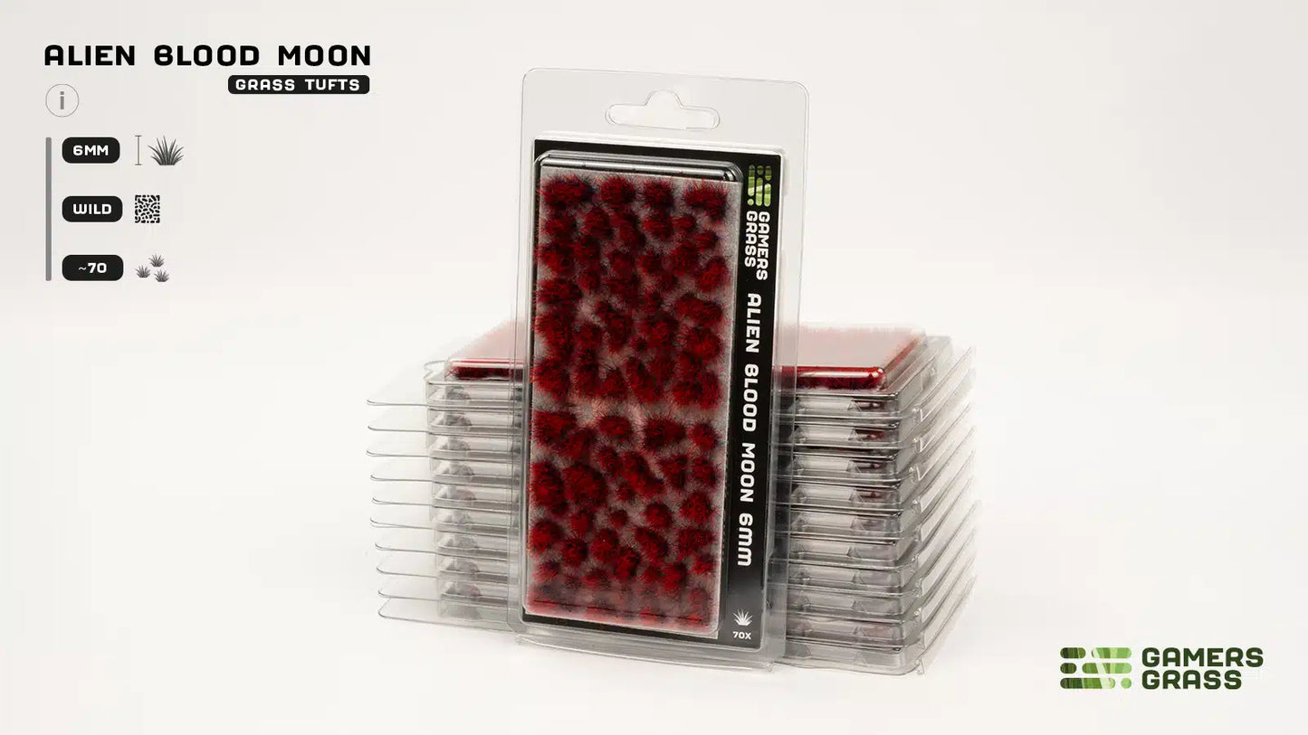 Gamer's Grass - Alien Blood Moon 6mm Tufts Wild