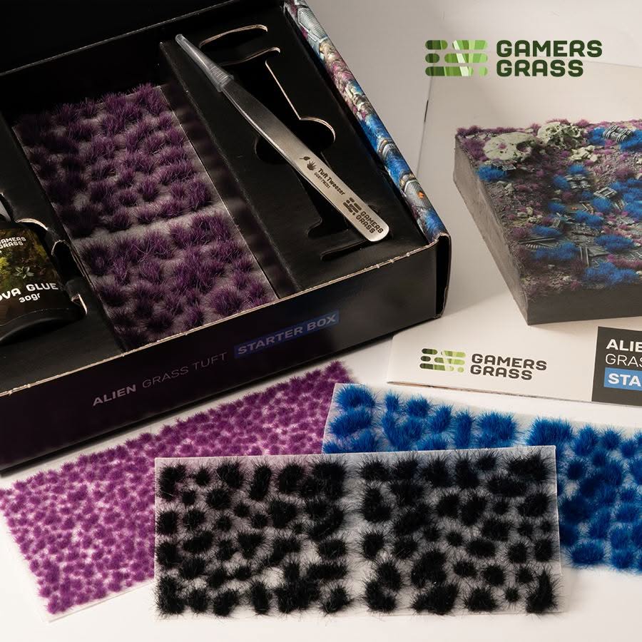 Gamer's Grass - Tuft Starter Box - Alien Grass