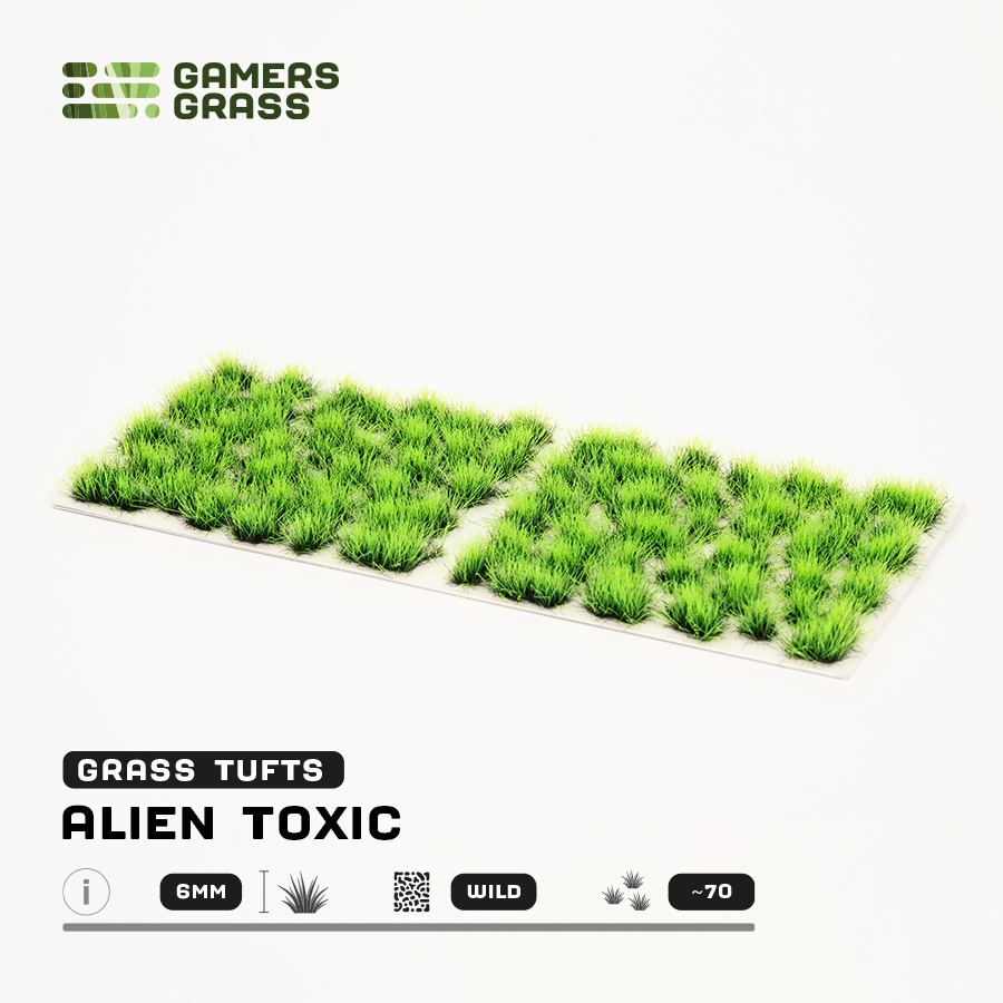 Gamer's Grass - Alien Toxic 6mm Tufts Wild