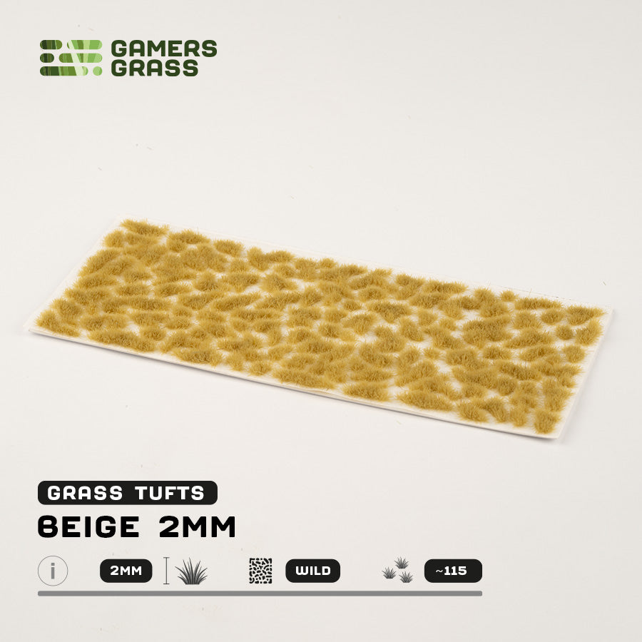 Gamer's Grass - Beige 2mm Tufts