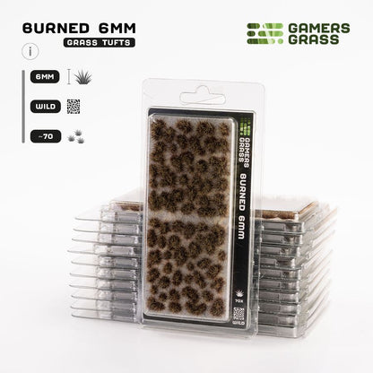 Gamer's Grass - Burned 6mm Tufts Wild