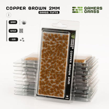 Gamer's Grass - Copper Brown 2mm Tufts
