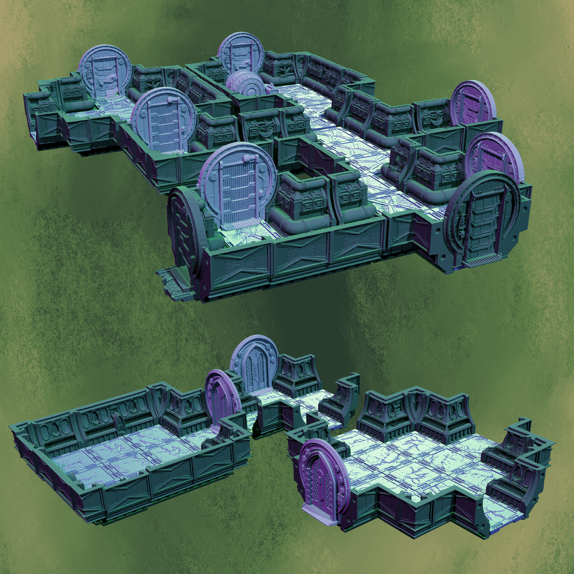 フロアスタンド Fragments of the Space Age Starship Interior - July 2024 – eonsofbattle