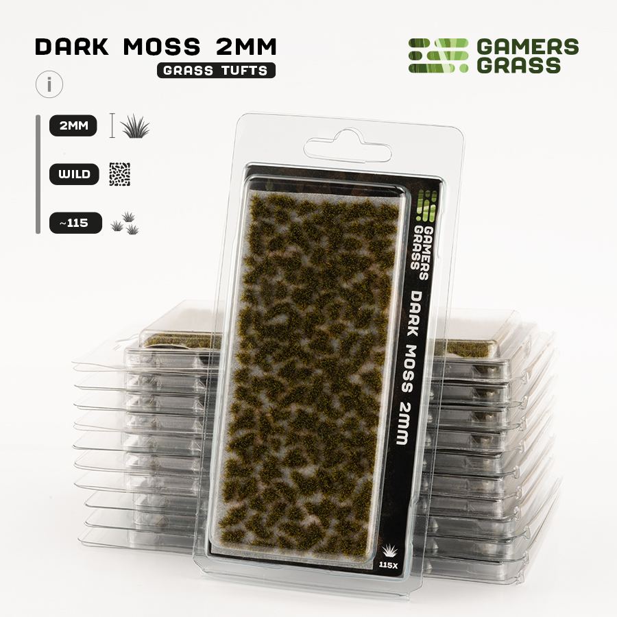 Gamer's Grass - Dark Moss 2mm Tufts