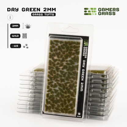Gamer's Grass - Dry Green 2mm Tufts