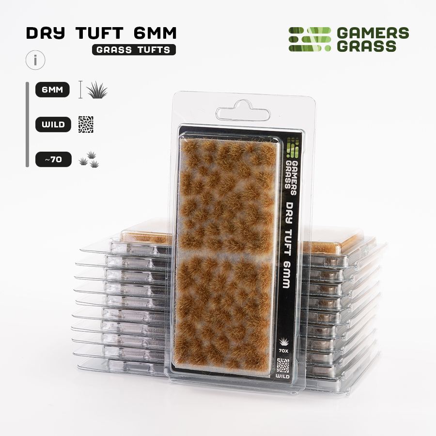 Gamer's Grass - Dry 6mm Tufts Wild